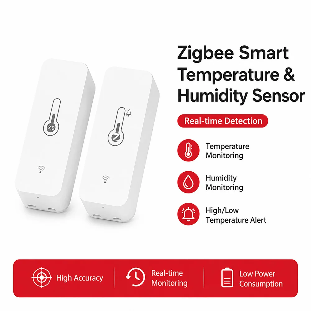 Zigbee Temperature Humidity Se - Digital Hygrometer Probe recension och pris