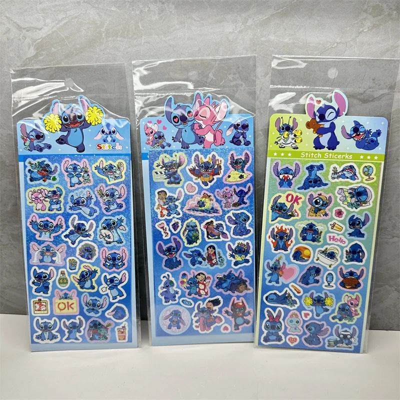 20pcs Stitch Guka Sticker Cut-Free DIY Handmade Graffiti Materials Stickers Cartoon Sticker Stationery Wholesale