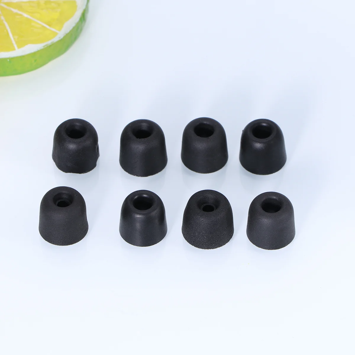 

8 pcs Memory Earphone Earbuds Tips Premium Replacement Eartips Noise Cancelling Sound Isolating Enhanced Bass Comfort Fit Secure