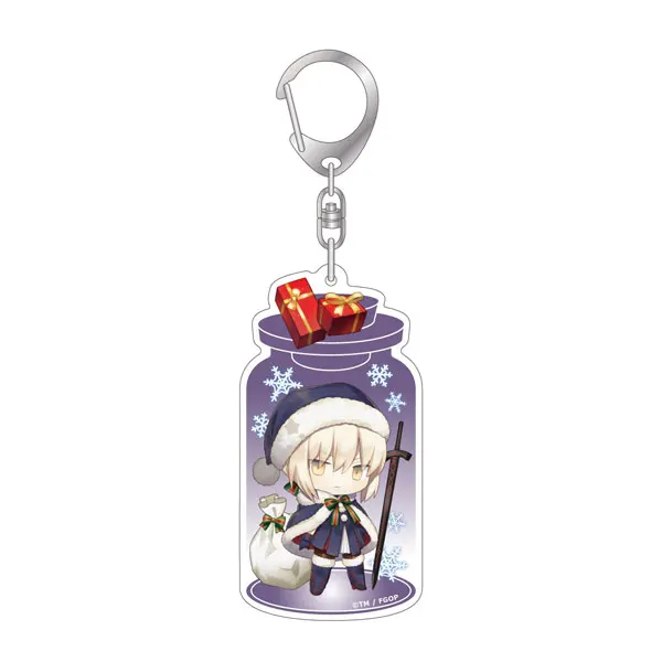Anime Fate-Grand Order Acrylic Keychain Pendant Bag Car Keychain Ritsuka Fujimaru Artoria Cell Phone Acrylic Key Rings Decor