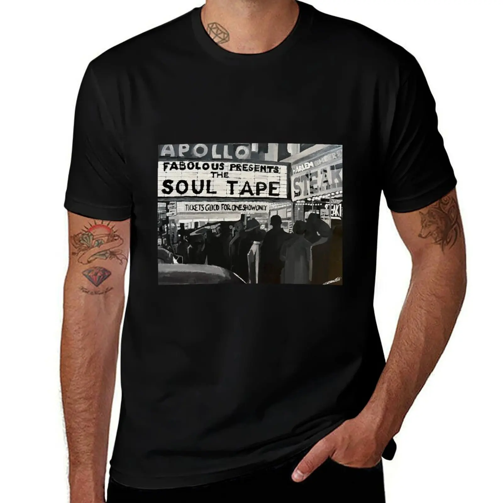 

Fabolous Presents the Soul Tape Apollo Theater Album Cover T-Shirt new edition Aesthetic clothing anime shirts men