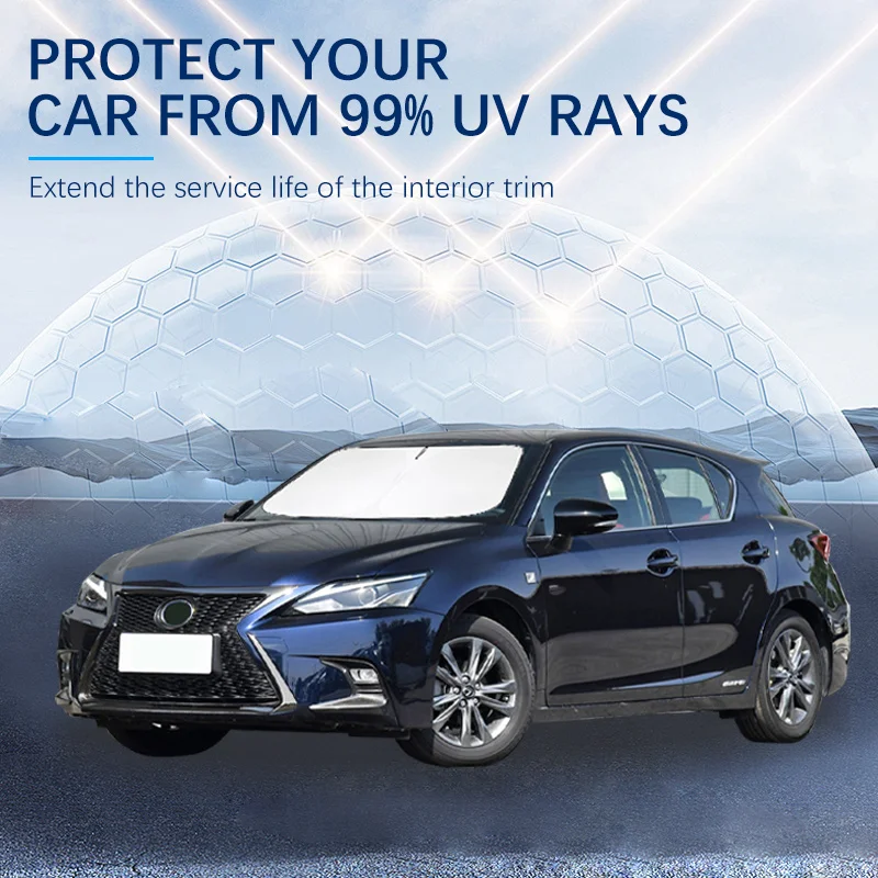 

For Lexus CT 200 CT 200h 2009-2020 Summer Car Accessories Car Windshield Sun Shade Covers for Front Window Sunscreen UV Parasol