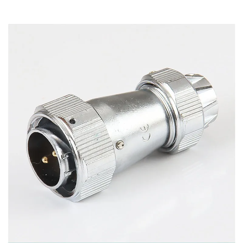 Industrial IP67 Waterproof WY/HY20 Aviation Straight Jaw Fastening Plug, Diamond Socket