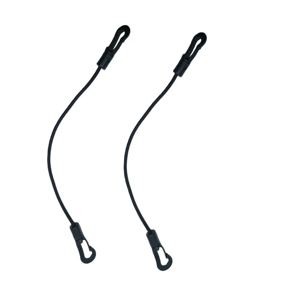 2pcs 4MM Bungee Shock Cord with Hooks Multi-Purpose Tie Downs Elastic Bungee Rope for Kayak Canoe Tarp Secure Your Gear