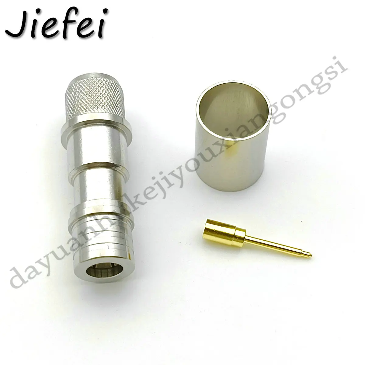 Imagem -05 - Conector Coaxial rf Reto Macho e Fêmea Qma Crimp Cabo Rg214 Rg213 Rg8 Lmr400 7d-fb Conector rf 50100 Pcs