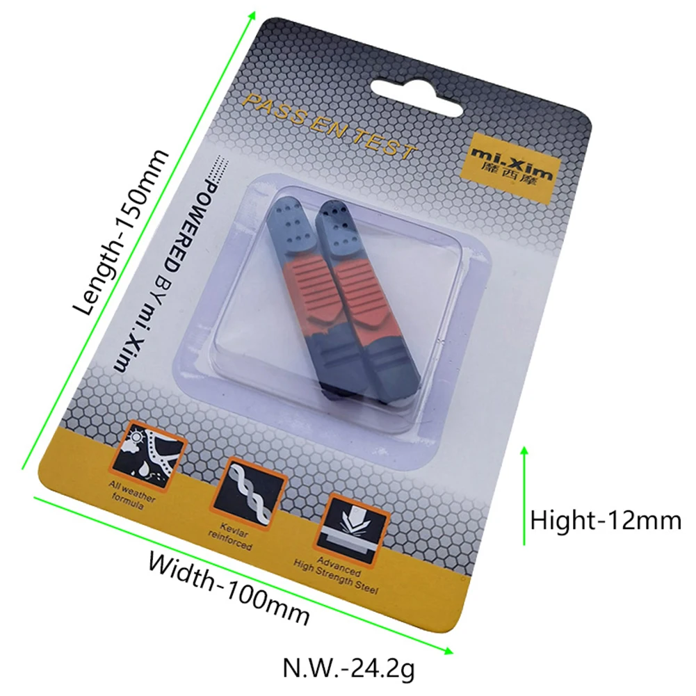 زوج واحد من وسادات الفرامل البديلة من Mi Xim لأجزاء الدراجة القابلة للطي على الطرق #4