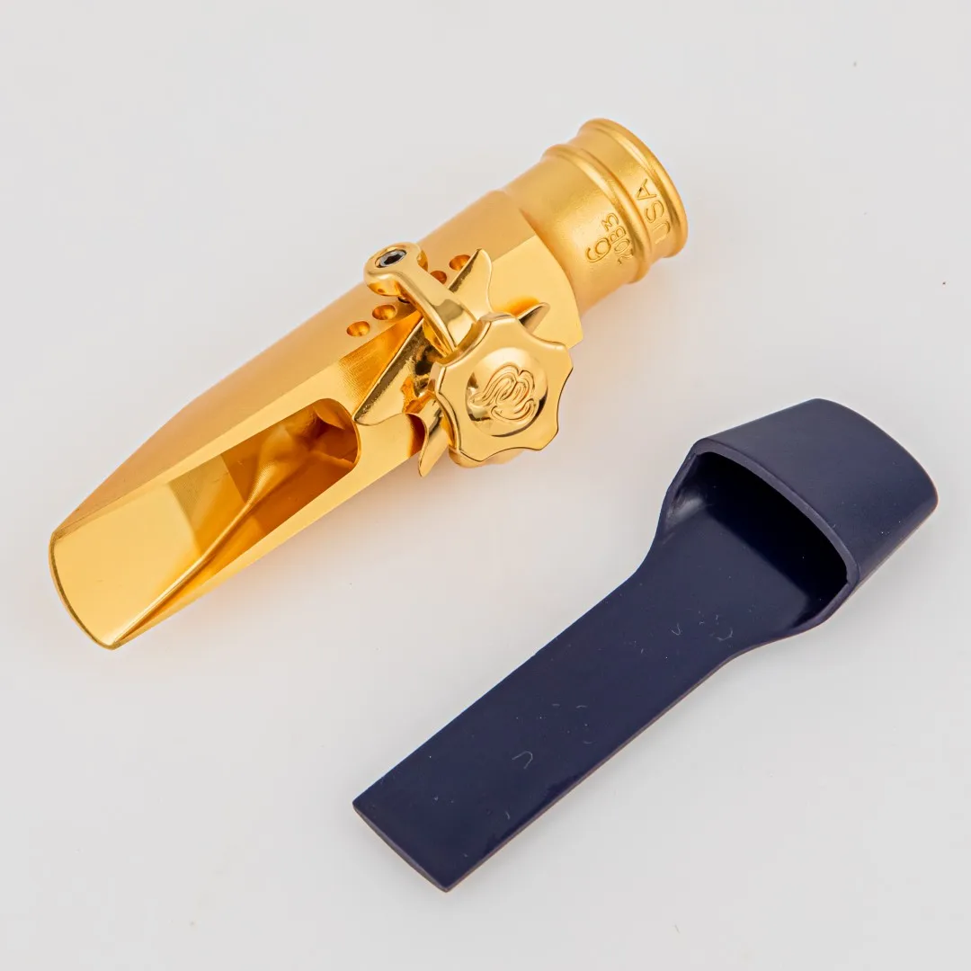 Professional USA Metal Tenor Soprano Alto Saxophone Mouthpieces Gold Plated Sax Mouth Pieces Accessories Size 5 6 7 8