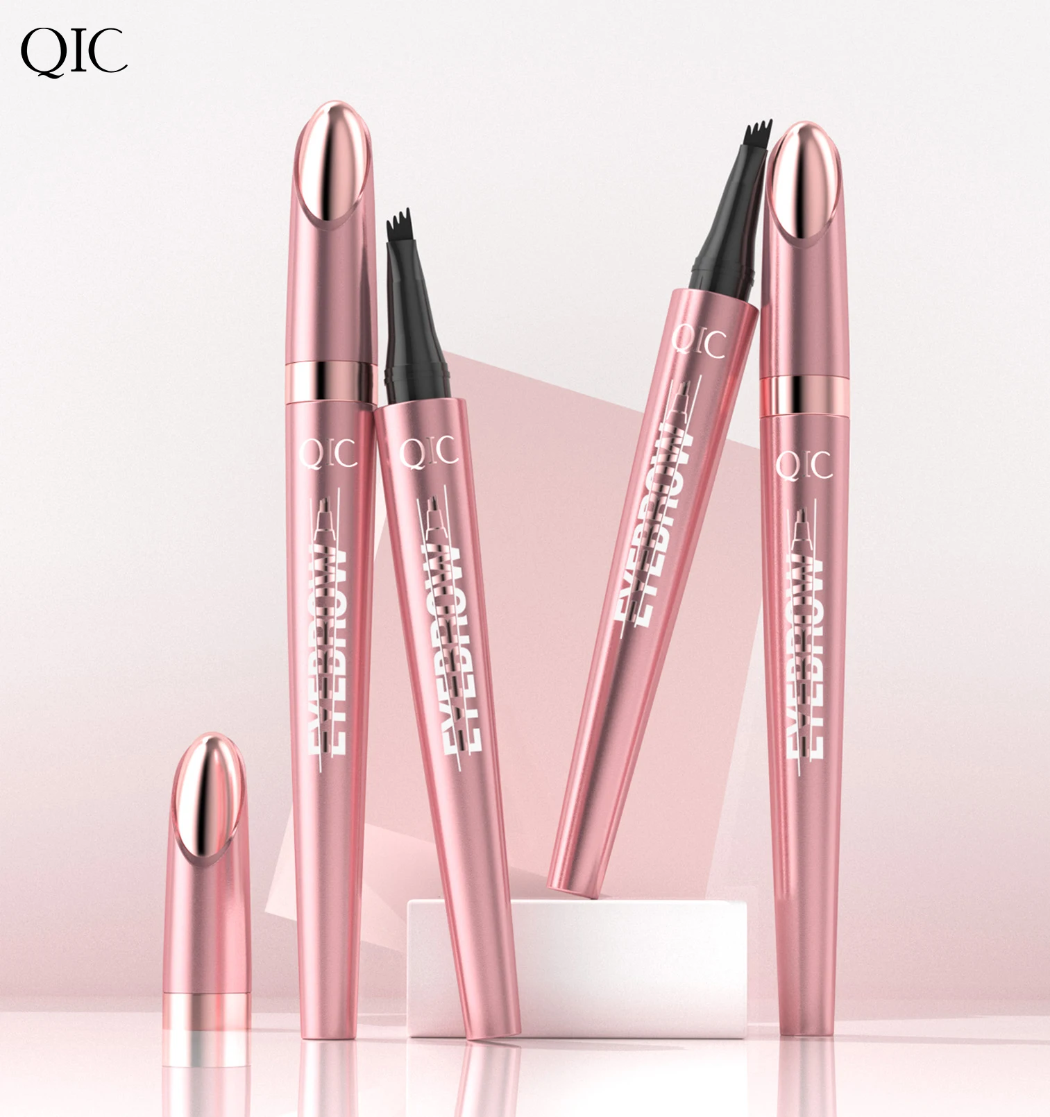 Four Claw Liquid Eyebrow Pen Waterproof Sweatproof Long Lasting 3D Wild Brow Microblading Makeup for Beginners image 5