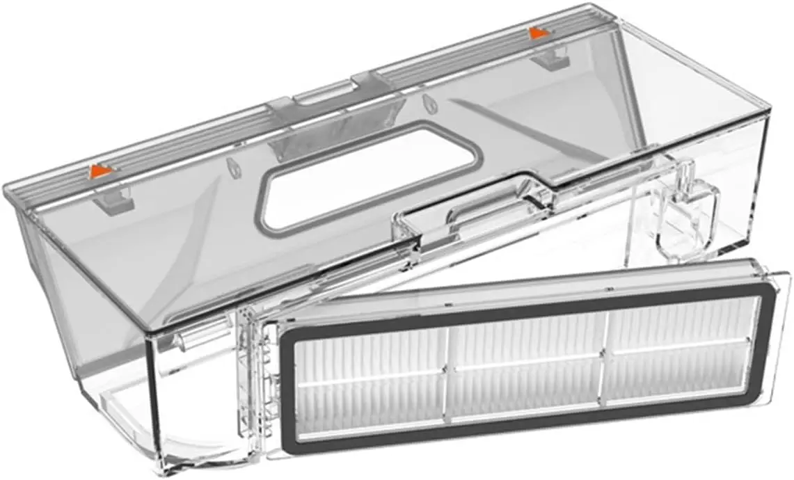Dust Box For Xiaomi Mijia 1C STYTJ01ZHM Dreame F9 Vacuum Cleaner Robotic Parts Robot Dustbin Box with Filter Accessroies