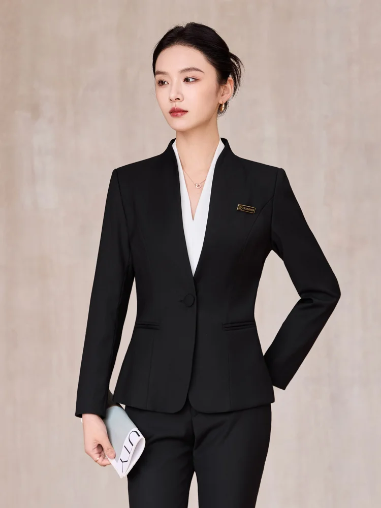 Professional Formal Women's Suit for Spring and Autumn2025New style workwear skirt for jewelry stores, beauty salons, and hotels