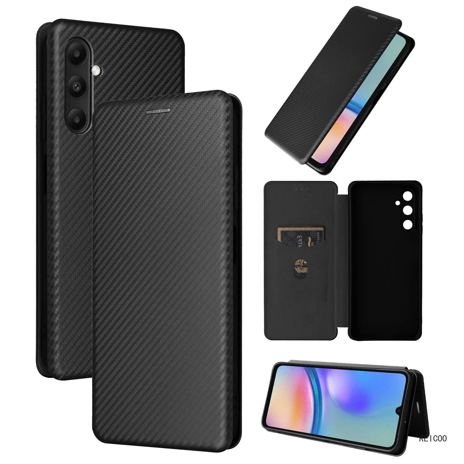 Anti-Scratch Shell for Samsung Galaxy A05s GalaxyA05s SM-A057F SM-A057M Carbon Fibre Phone Cases Anti-fall Business Housing