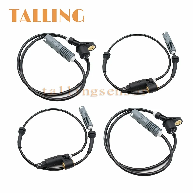 4PCS Front/Rear Left/Right ABS Wheel Speed Sensor For BMW E36 3 Series M3 Z3 34521163027 34521163028