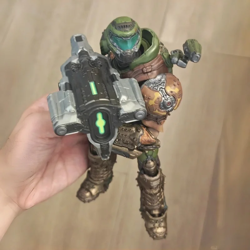 متوفر 16 سم Arkham Factory Figma # Sp-140 Doom لعبة شخصيات الحركة المفصلية الأبدية نموذج قابل للجمع هدية زينة لسطح المكتب #4