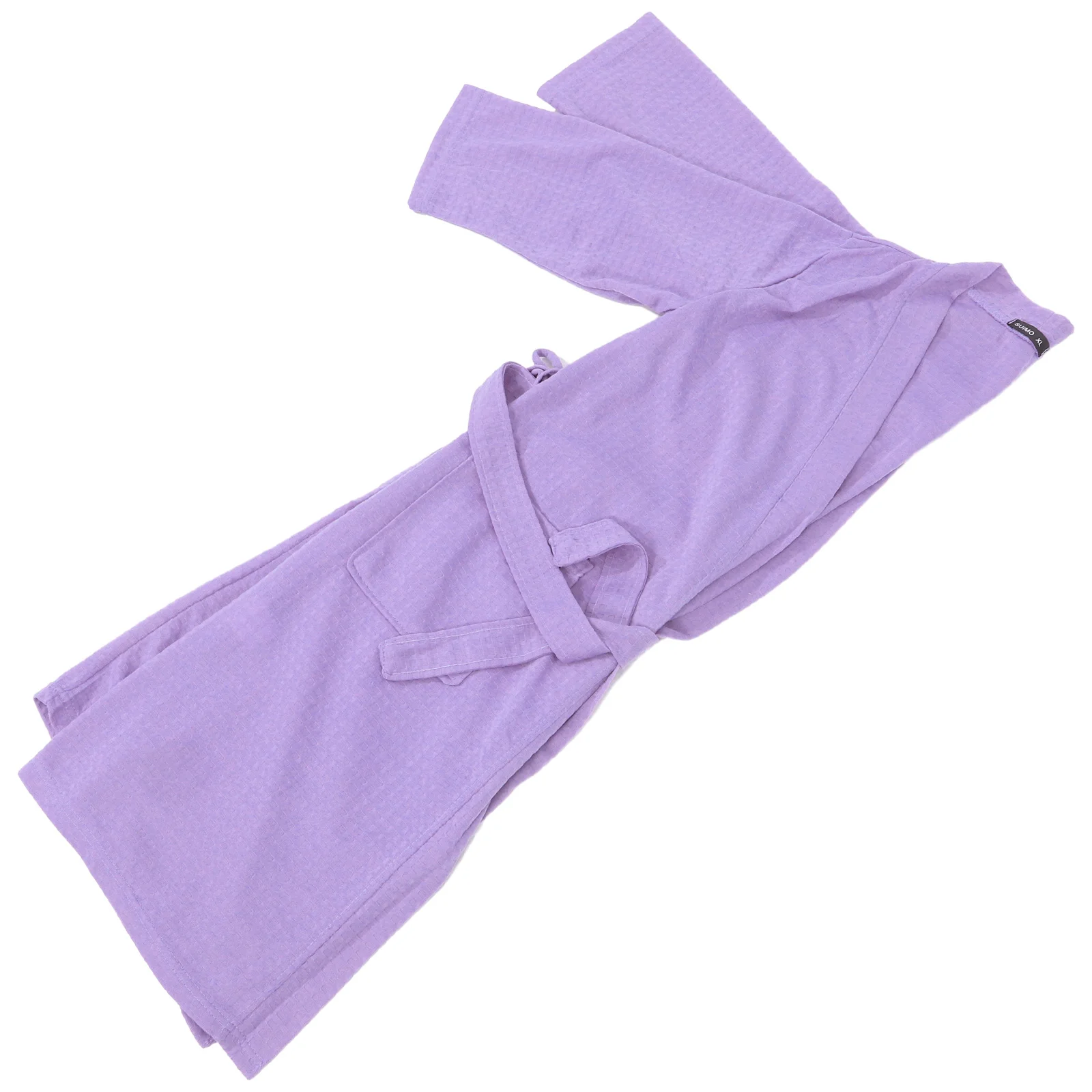 

Waffle Bathrobe Purple XXXL Quick Absorption Couples Sleep Robe Shower Gown Spa Clothing Bathrobe Long Sleeve Soft Material