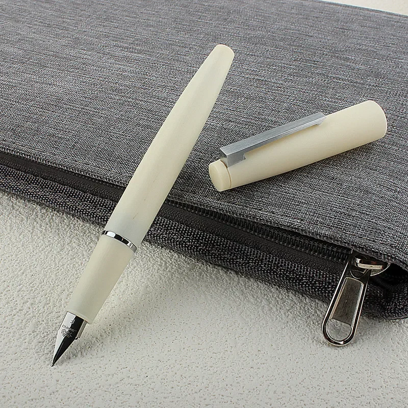 Jinhao 80 Ivory White Business Office Student School Stationery Supplies EF 0.30mm Nib Fountain Pen New