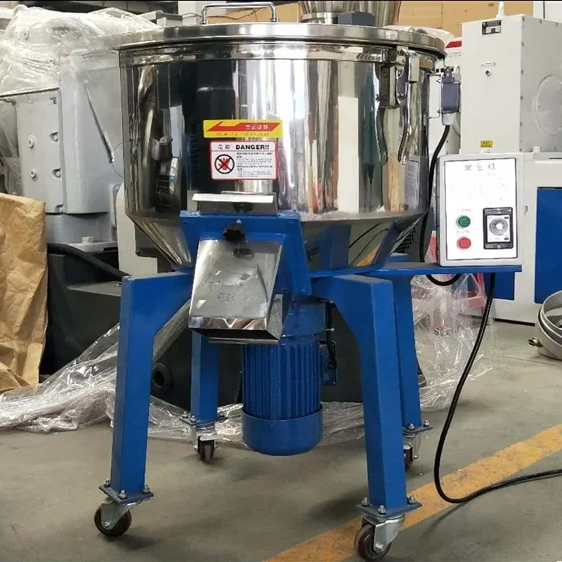Vertical Plastic Granule Color Mixer Machine / Plastic Pellet Blender