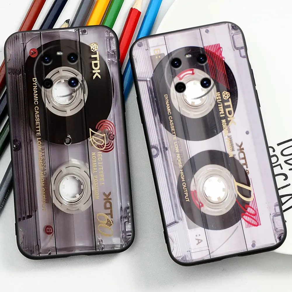 Magnetic Radio tape Cassette Phone Case For Huawei NOVA Y90 Y70 Y61 10SE 10 9 9SE 8 8SE 8I 7 7I 5 5I 4 3 3I 2 PRO PLSU 5G Cover