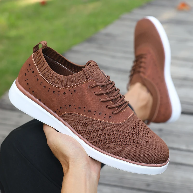 

Spring and Autumn Men's Breathable Sports Shoes, Fashionable Casual Dress Shoes, Oxford Elegant Men's Shoes, Men's Loafers 2025
