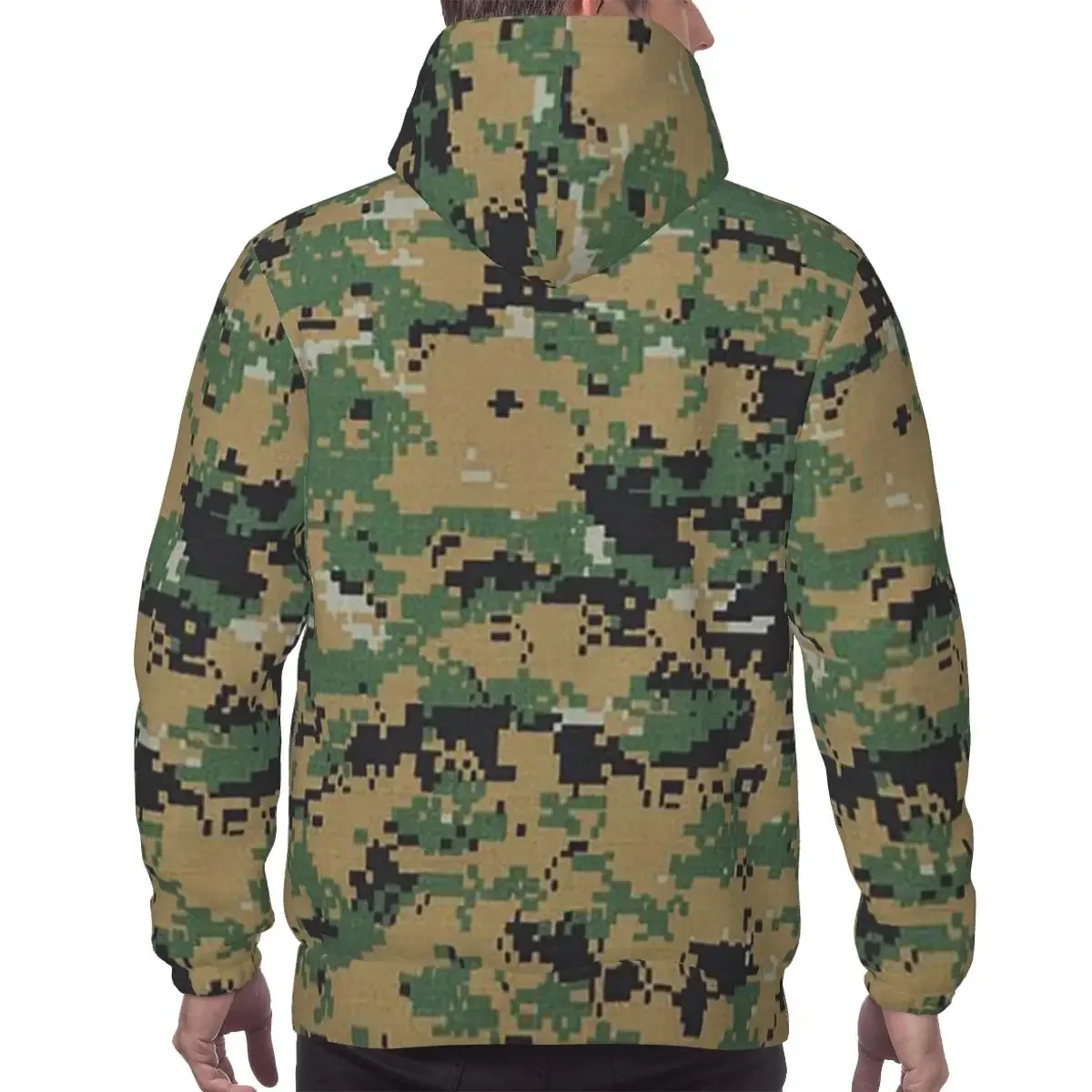 Camo Camouflage Military Woodland Army Hoodie Harajuku Pullover Autumn Winter Men Women Sweatshirts Long Sleeve Tops