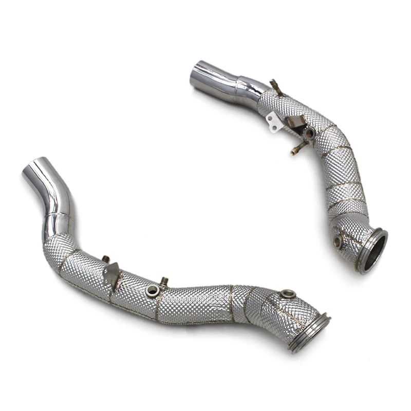 Stainless Steel Exhaust Pipes For Maserati Ghibli S Q4/SQ4 3.0T 2014-2019 Performance Escape Exhaust Downpipe Car Exhaust System
