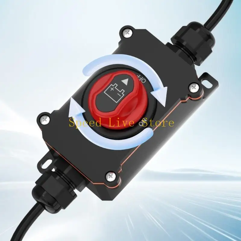 547C Battery Disconnect Switches, Isolator Cut Off Power Cut Battery Switches for Marine Car Boat Vehicles