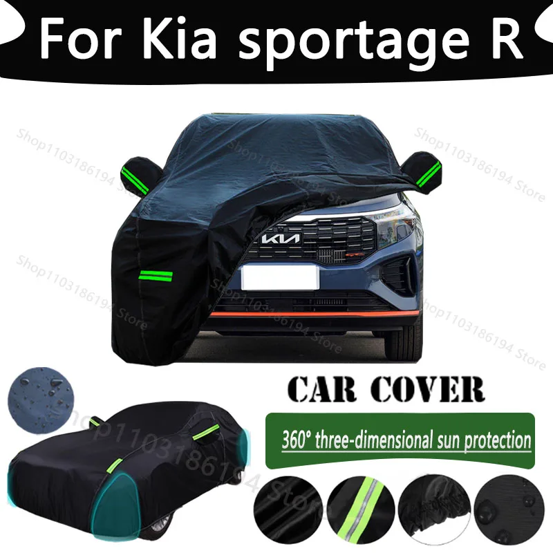 

For Kia sportage R Outdoor Protection Full Car Cover Snow Covers Rainwater Sunshine Dustproof Scratches Car Cover