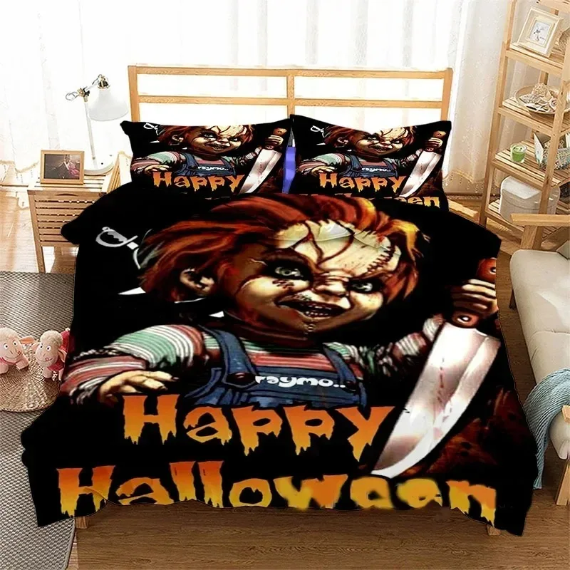 Horror Movie Chucky  3D NEW Duvet Cover Pillowcase Bedding Set Adult Boy Girl Bedroom Decoration Children Single Double Large