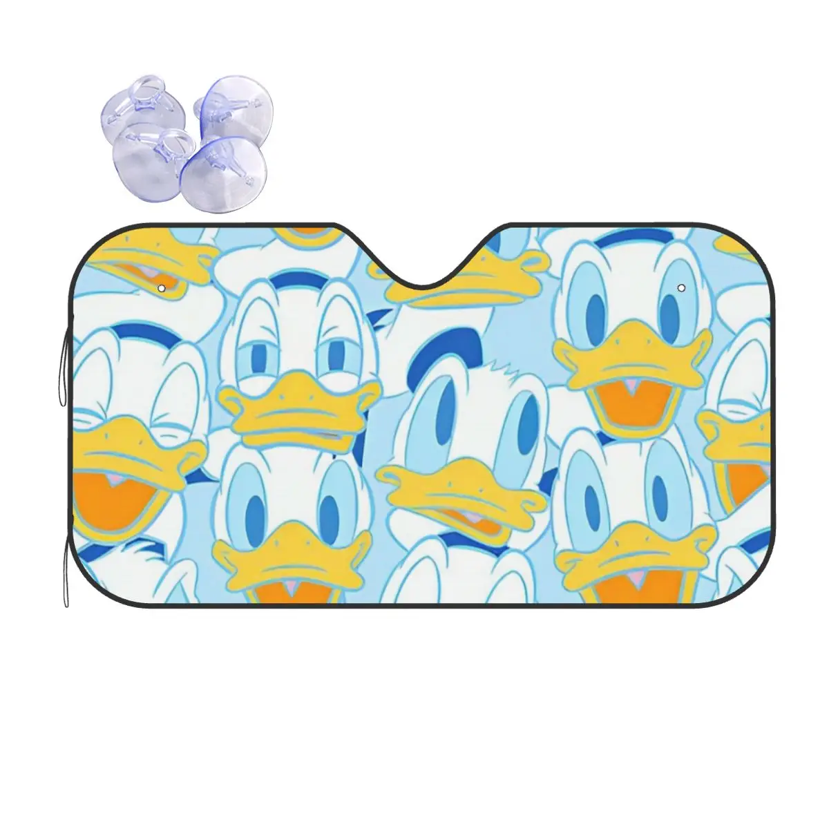 

Donald Duck Sunshade Windscreen Fold-up Car Front Windshield 76x140cm Sun Visor Car-covers