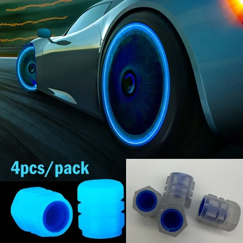 General Motors luminous valve cap, suitable for cars, motorcycles - nighttime luminous tires and wheel hub decoration