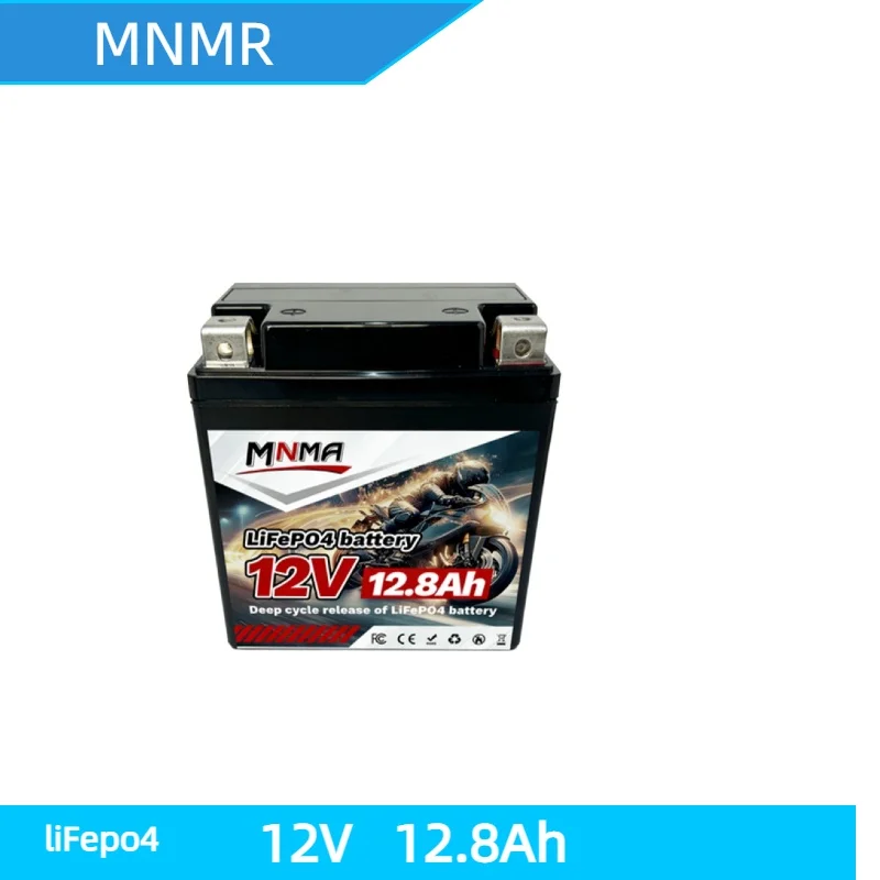 

Motorcycle Battery LiFePO4 Scooter Starter Built in BMS Lithium Battery Voltage Protection ATV 12.8V 12.8Ah CCA 200A-400A