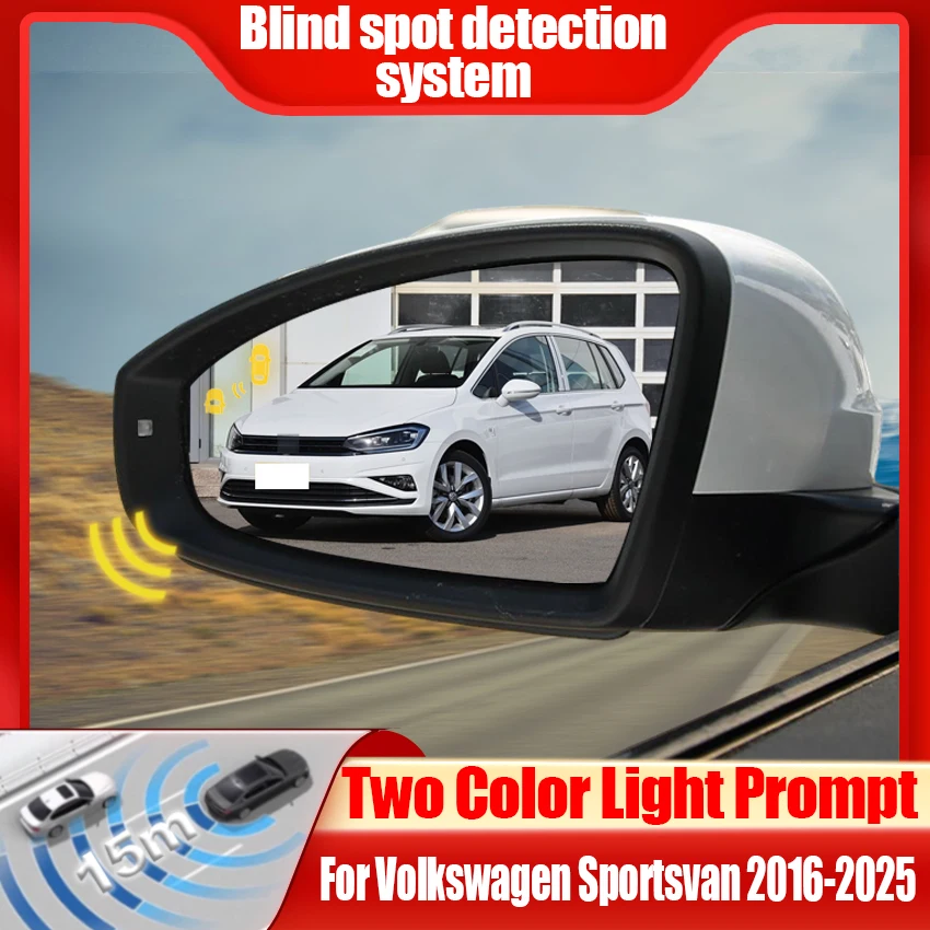 Car Blind Spot Detection System BSD BSA BSM Car Radar Sensors Change Lane Aided Parking For Volkswagen Sportsvan 2016-2025