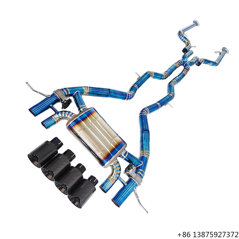 

Factory Price Auto Tuning Sound Catback for M2 M3 M4 G8x S55 3.0t Equal Length Midpipe Titanium Valvetronic Muffler