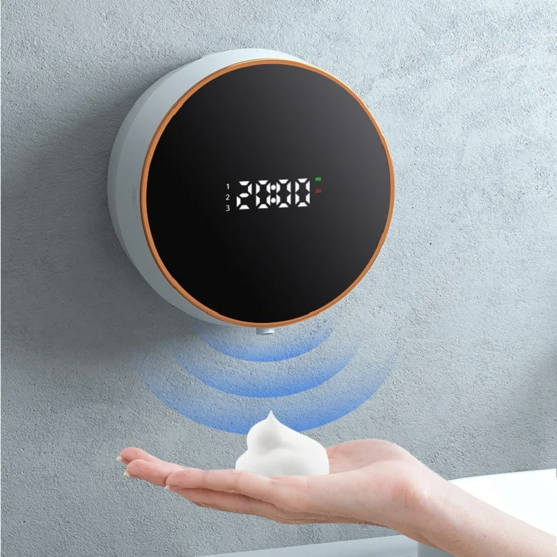 

Бесконтактный автоматический сенсорный дозатор мыла, пена Type-C, зарядка, умная индукционная ручная стиральная машина, цифровой дисплей с температурой