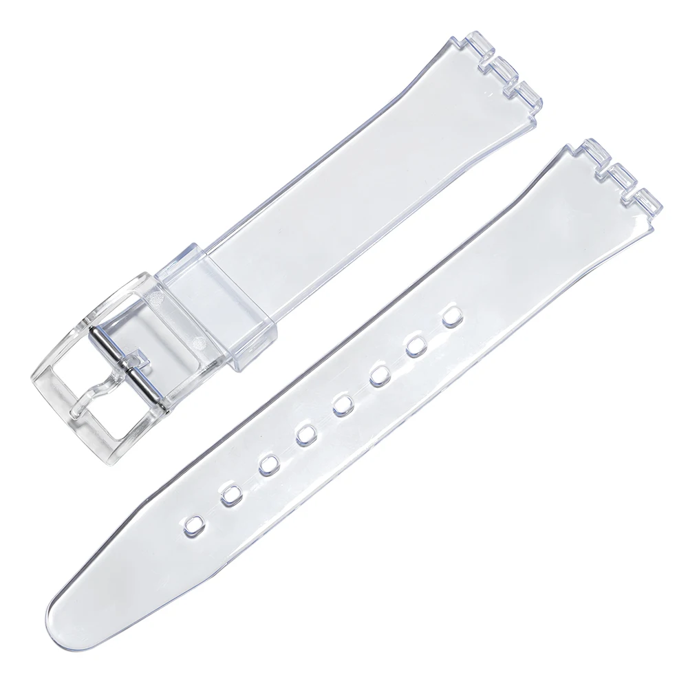 Silikon-Uhrenarmband für Swatch, buntes Sportarmband, Ersatz-Armband, Gummi-Uhrenzubehör, 16 mm, 17 mm, 19 mm, 20 mm – Detail 19