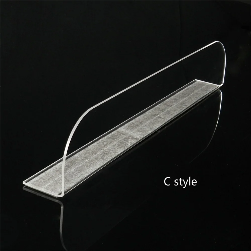 2pcs Supermarket Retail Clear Plastic Shelf Dividers Magnetic Acrylic Stand Shelf Divider