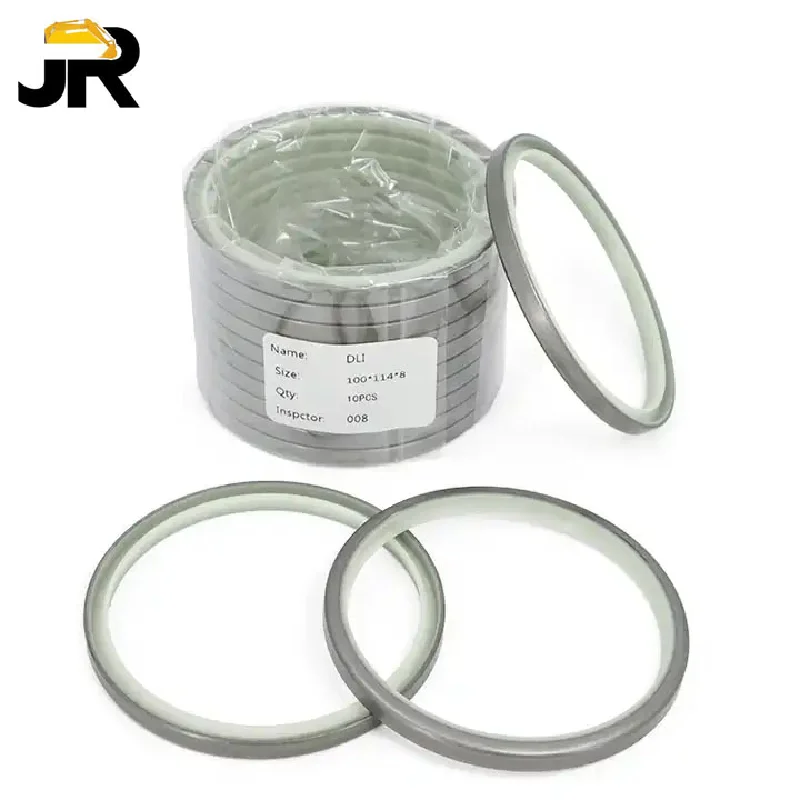 JR Mechanical Seal Oil Seal PU+SPCC Hydraulic Wiper Metal DLI Dust Seal KIT