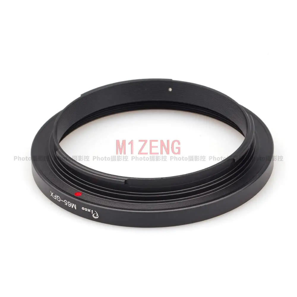 m65-GFX dual purpose adapter ring for m65 65mm mount Lens to Fujifilm g mount GFX50S GFX50R gfx100 GFX100S Medium Format camera