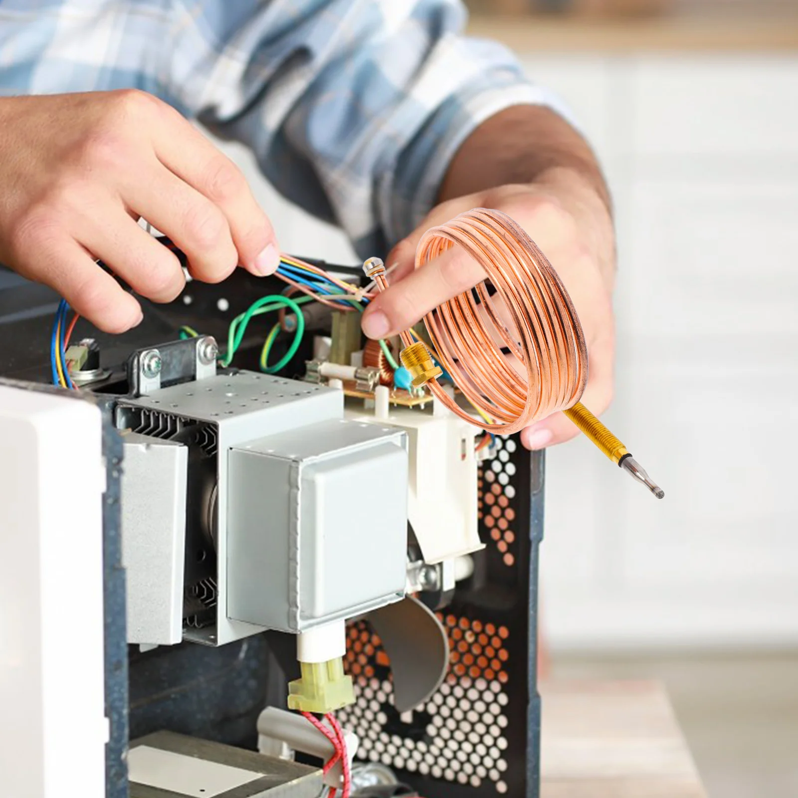 

1 Set Universal Thermocouple Replacement Kit High Precision Temperature Sensor For Gas Stove Fireplace Patio Heater Bbq Grill