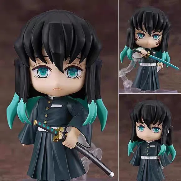 Nendoroid 2217 2218 Muichiro Tokito Mitsuri Kanroji Anime PVC Sammelfigur Modell Statue Desktop-Ornamente Geschenk für Anime-Fans