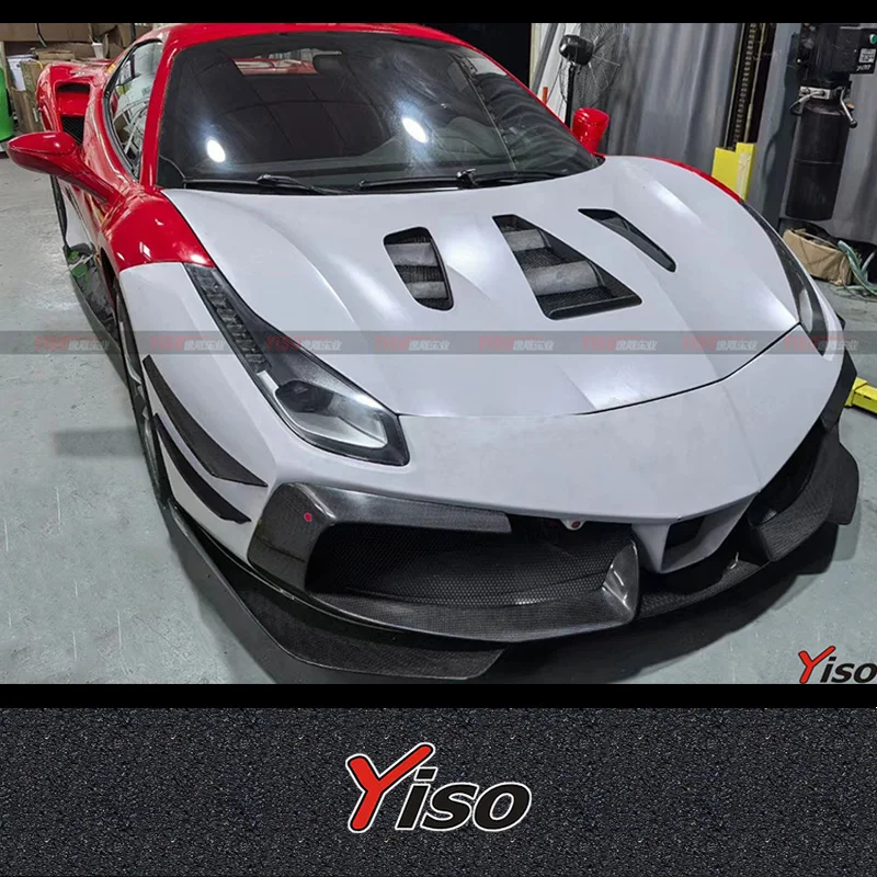 Suitable for 488 Car Modification Replacement Upgrade ChallengeEVO Track Edition Dry Carbon Fiber Body Kit