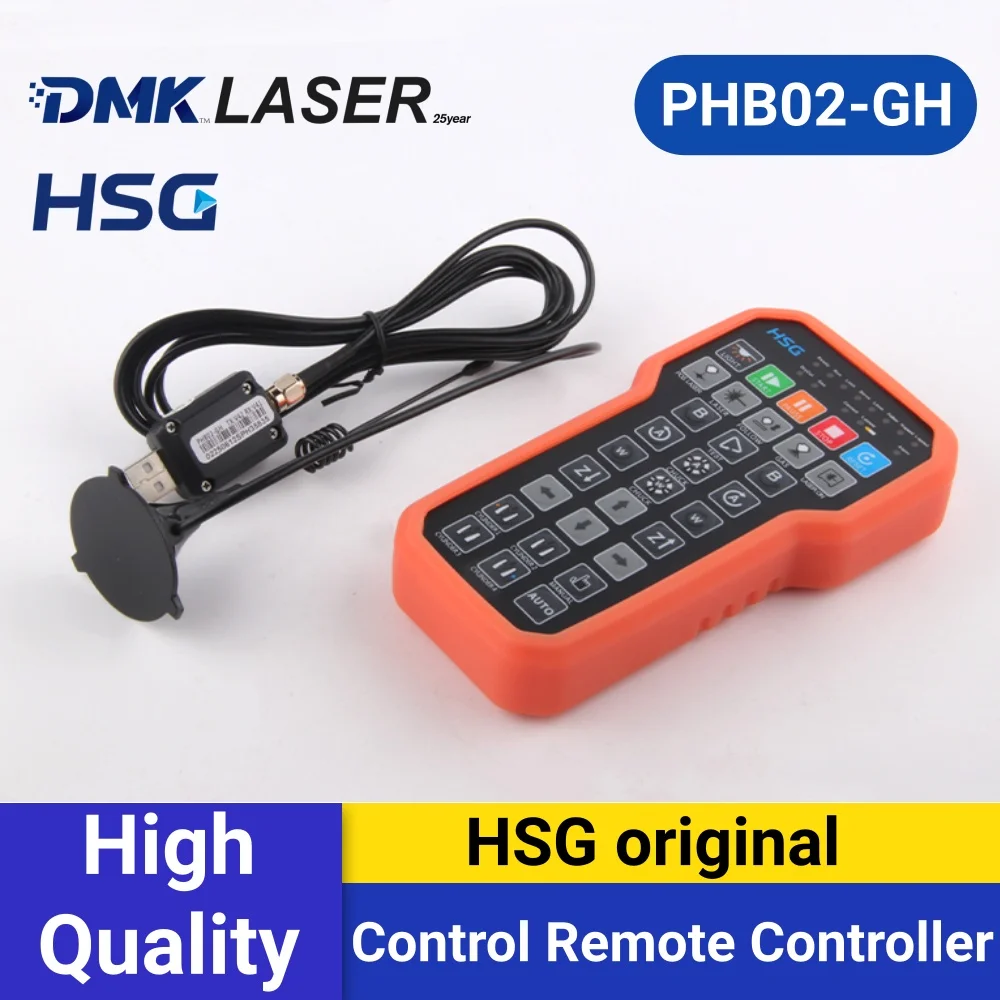 HSG original Laser remote control wireless box PHB02-GH handle fiber optic cutting control box for HSG laser pipe cutter machine