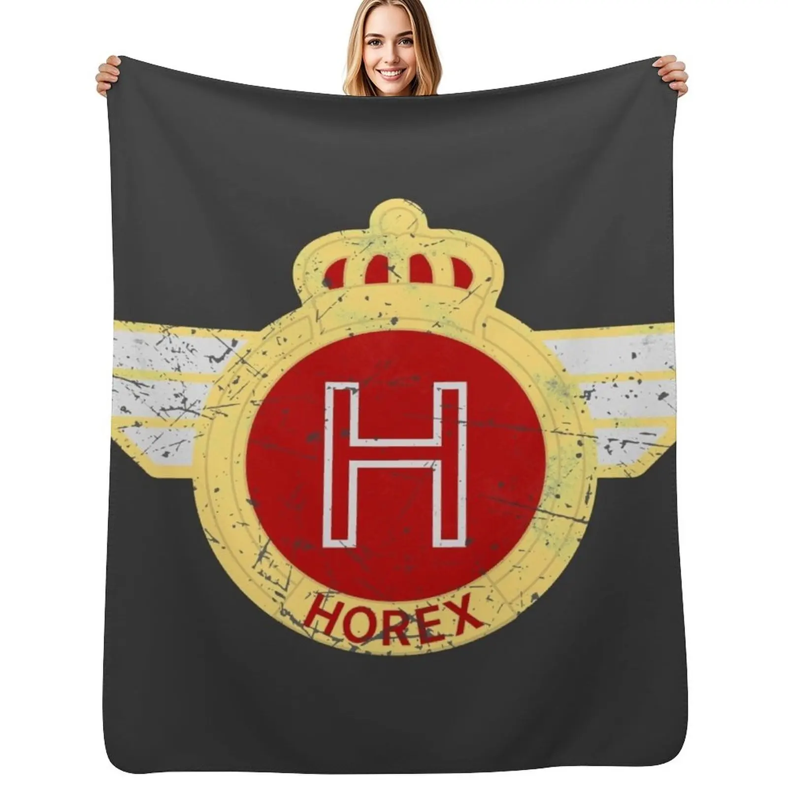 

Horex Motorcycle Vintage Logo Throw Blanket Breathable Lightweight Blanket for Adults Kids