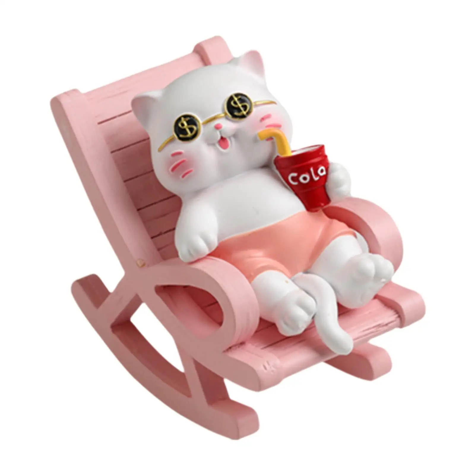 

Animal Statue Funny Resin Figurine for Table Centerpiece Bedroom Restaurant