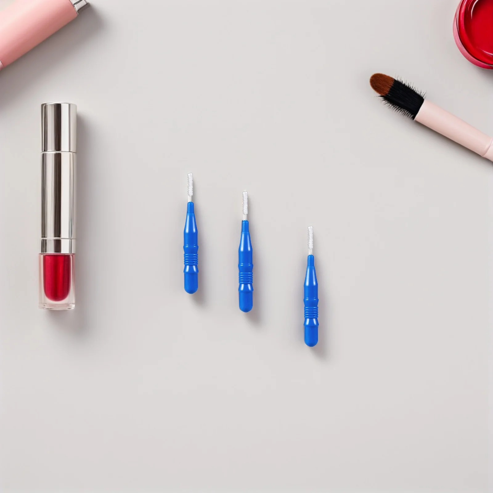 50 Uds cepillo Interdental 2,5 Mm púas de hilo Dental para el cuidado de las encías protección de la cavidad herramienta de limpieza Oral dispositivo de limpieza de dientes