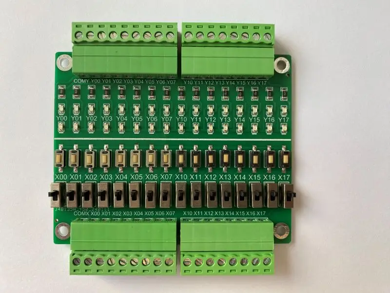 Plc Placa do Desenvolvimento Placa da Simulação do Plc Placa 16 Testes do Input Output Placa da Aprendizagem do Microcontrolador Módulo do Botão
