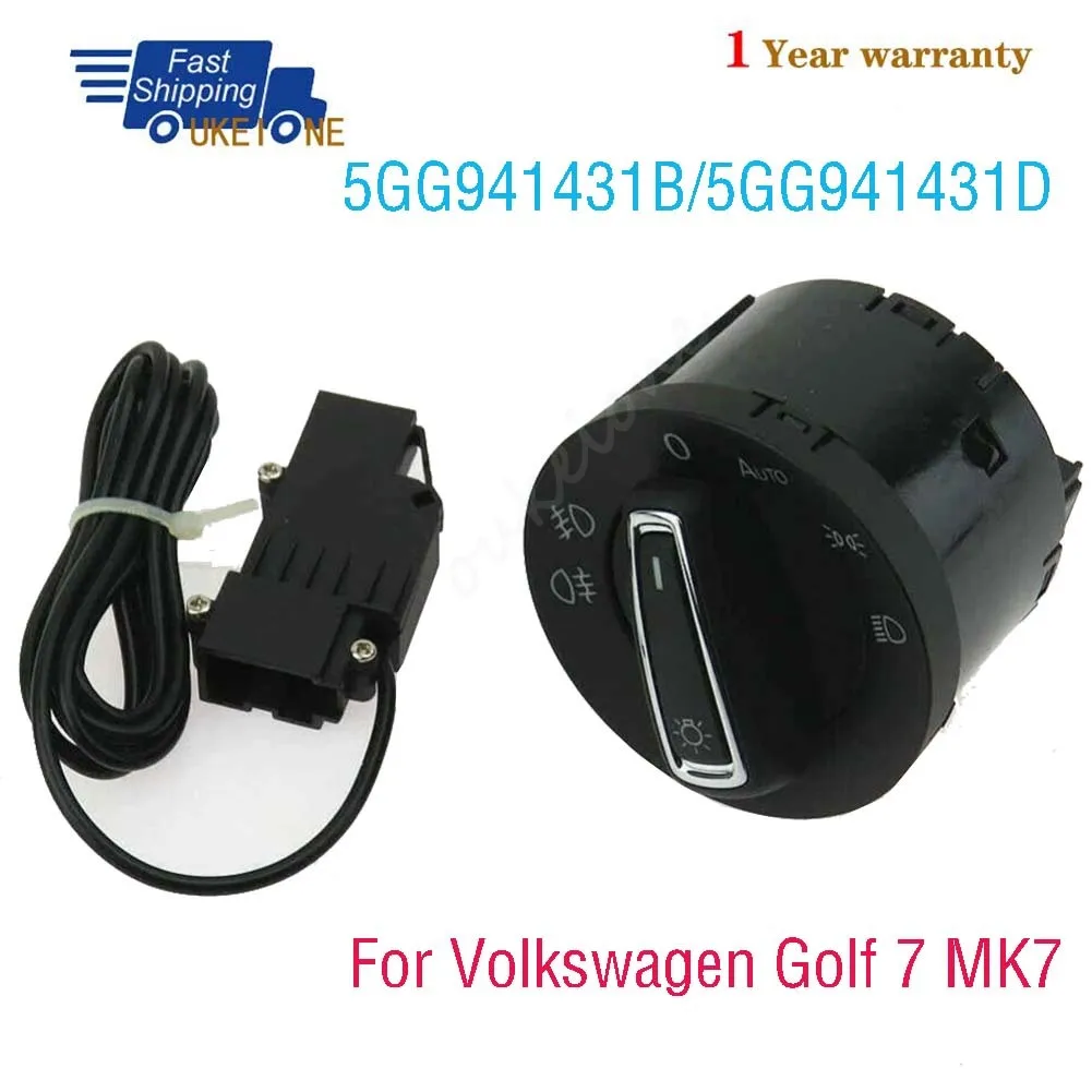 

5GG941431B 5GG941431D для Volkswagen Golf 7 MK7, автоматический датчик фар, автоматическая ручка контроллера, автомобильные аксессуары
