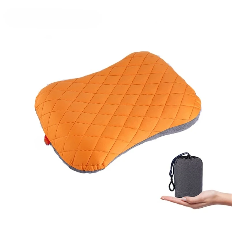 

Portable Inflatable Pillow Outdoor Travel Cushion Camp Beach Car Airplane Hotel Foldable Headrest Sleep Tent Use Accessories