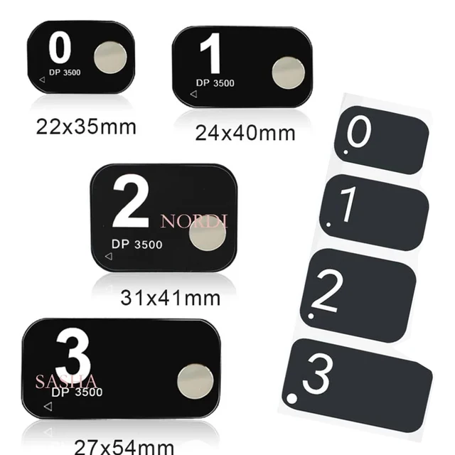 Płytka obrazu cyfrowego Dental X-ray PSP Płytka skanera/Czujnik rentgenowski Płytka fosforowa/0 #   1 #   2 #   3 #   Płyta obrazowa z magnesem i bez
