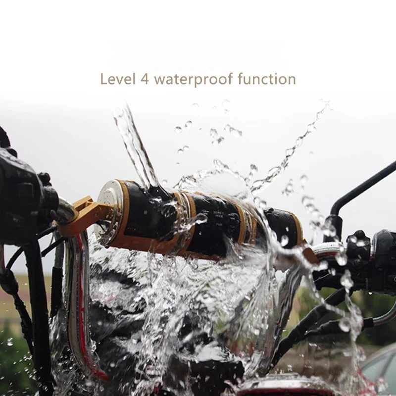 

Motorcycle Audio Subwoofer MP3 Bluetooth Speaker Waterproof Faucet Handlebar Motorcycle 12V Horn Super Loud Modification