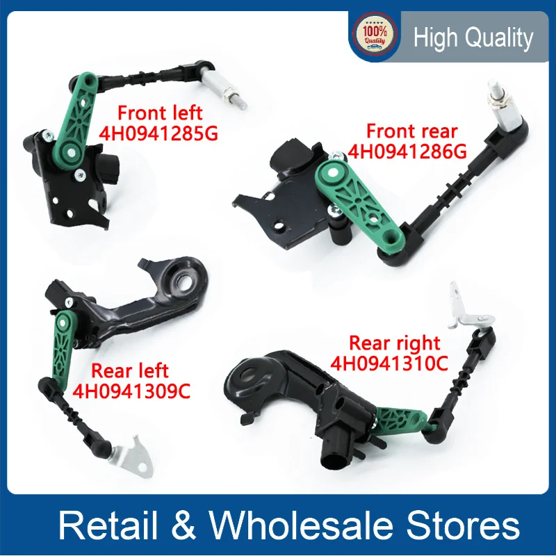 Left Right Suspension Height Level Sensor 4H0941285G 4H0941286G 4H0941309C 4H0941310C for Q5 A8 A7 A6